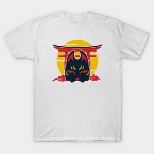 Japanese kitsune mask T-Shirt